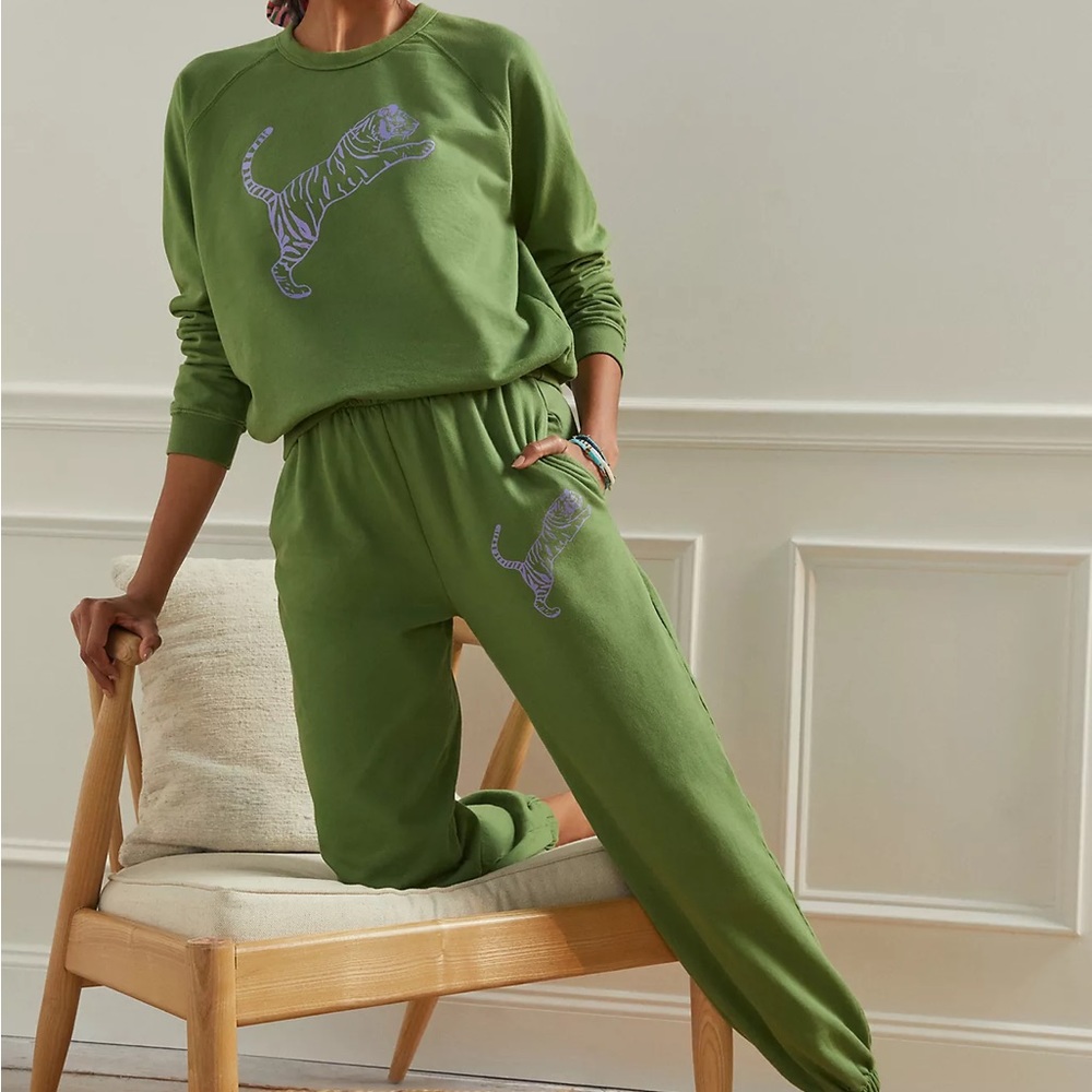 CLARE V SET! Size XS/S EXCELLENT condition💚💜Smoke Free home. Ships next day!